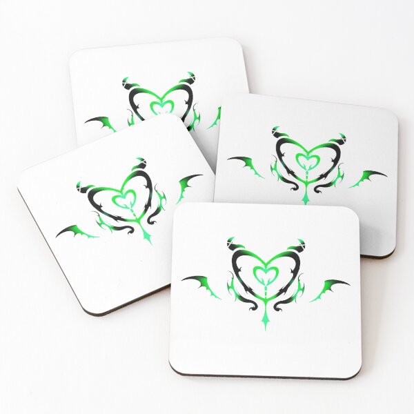Item preview, Green double heart womb designed and sold by Jessicarchangel.