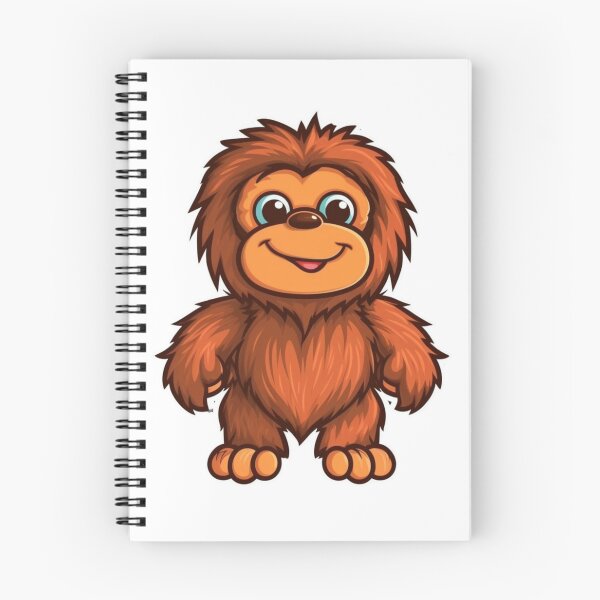 Item preview, Charming Sasquatch Tot - Adorable Mythical Creature Art designed and sold by NovaGenArt.