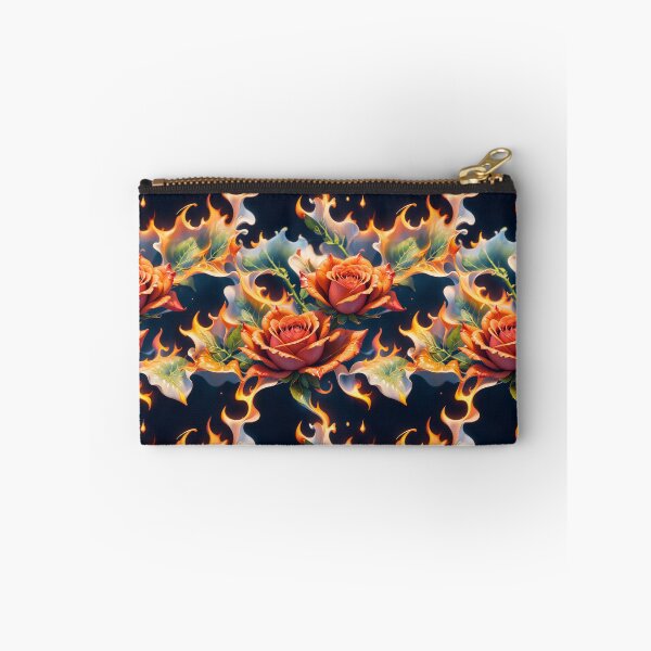 Item preview, Patrón floral sin costuras con llamas y rosas designed and sold by PaxtonProjects.