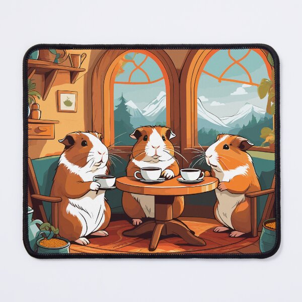Item preview, Guinea Pigs and Coffee Artwork designed and sold by WildlifeInc.