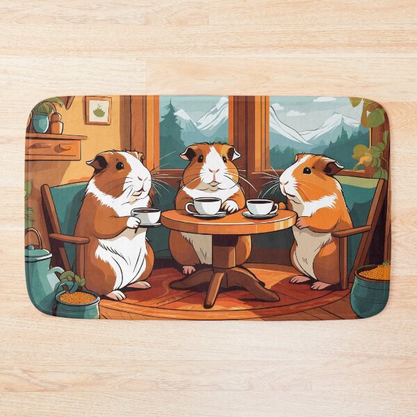 Item preview, Guinea Pigs and Coffee Artwork designed and sold by WildlifeInc.