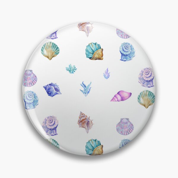 Item preview, Watercolor Abstract Seashells  designed and sold by silviaol.