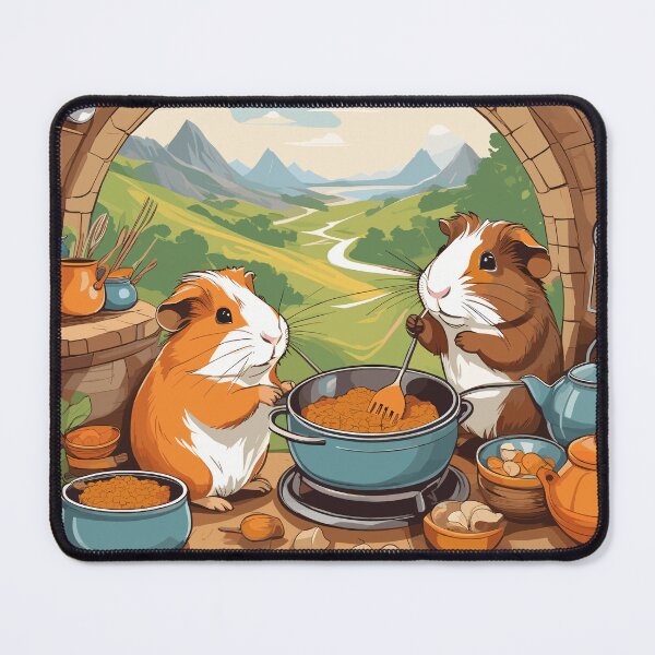 Item preview, Guinea Pigs Cooking Artwork designed and sold by WildlifeInc.