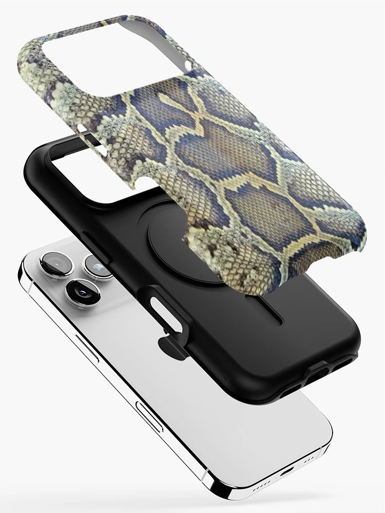 Thumbnail 2 of 4, iPhone Case, Burmese Python Skin designed and sold by Tree45.