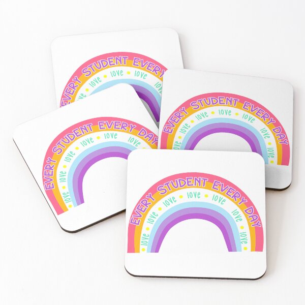 Item preview, Every Student Every Day Boho Rainbow designed and sold by Kirsten Uecker.
