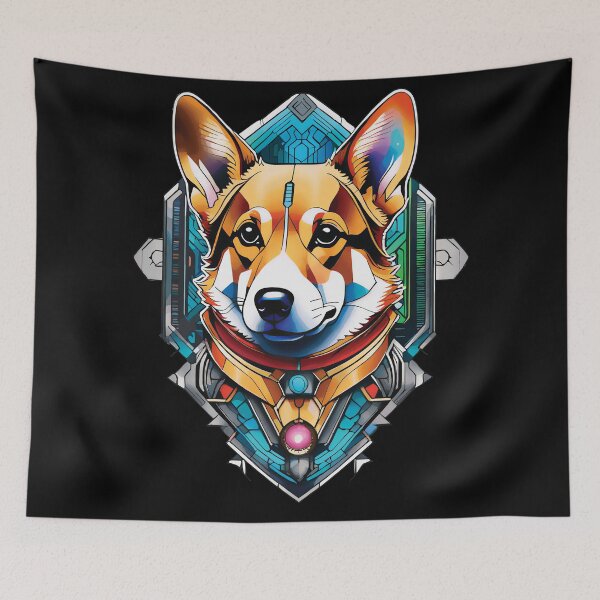 Item preview, Futuristic Corgi 001 designed and sold by manifestroots.