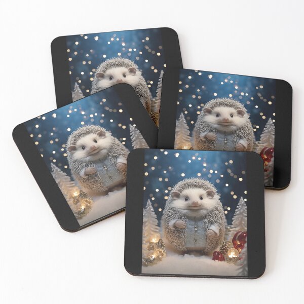 Item preview, Hedgehog in Christmas designed and sold by CamilleNorris.