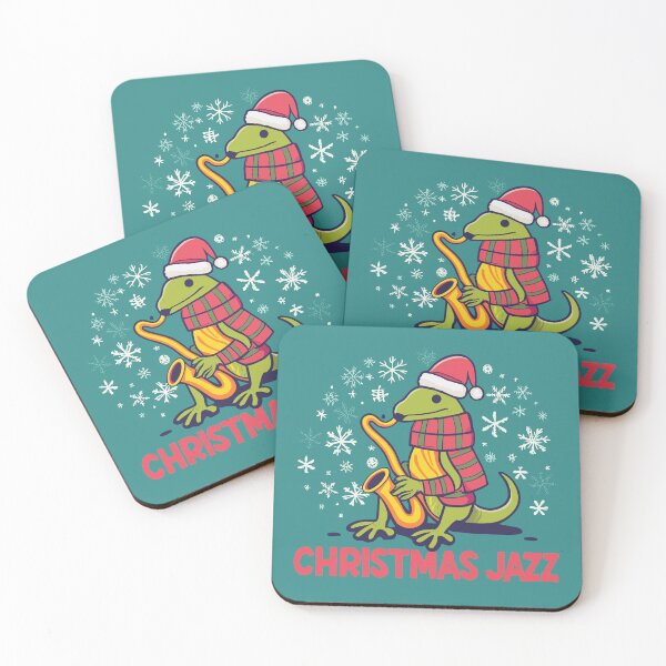 Item preview, Saxophone Lizard Christmas Jingle designed and sold by VoyteksDesigns.