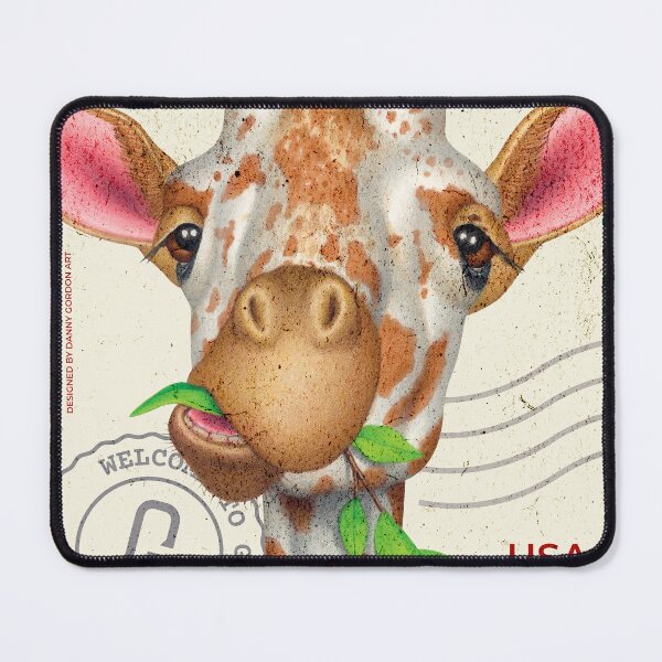 Item preview, Cute Giraffe Grunge Stamp designed and sold by Danny Gordon.
