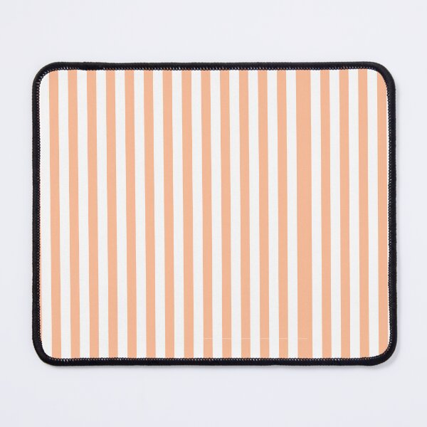 Item preview,  PANTONE COLOR OF THE YEAR 2024 PEACH FUZZ AND WHITE MEDIUM VERTICAL  STRIPES PATTERN   designed and sold by ozcushionstoo.