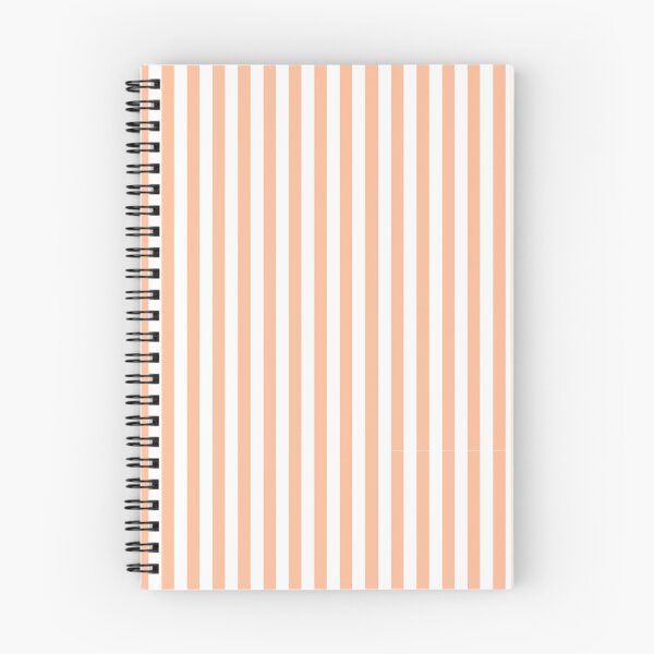 Item preview,  PANTONE COLOR OF THE YEAR 2024 PEACH FUZZ AND WHITE MEDIUM VERTICAL  STRIPES PATTERN   designed and sold by ozcushionstoo.
