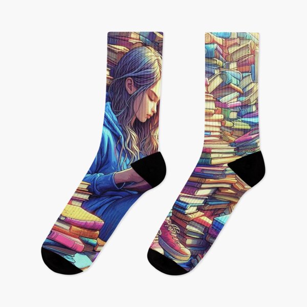 Item preview, Books and girl. designed and sold by growing-mom.