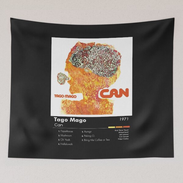 Item preview, Can - Tago Mago | Album Card (Dark) designed and sold by theoralcollage.