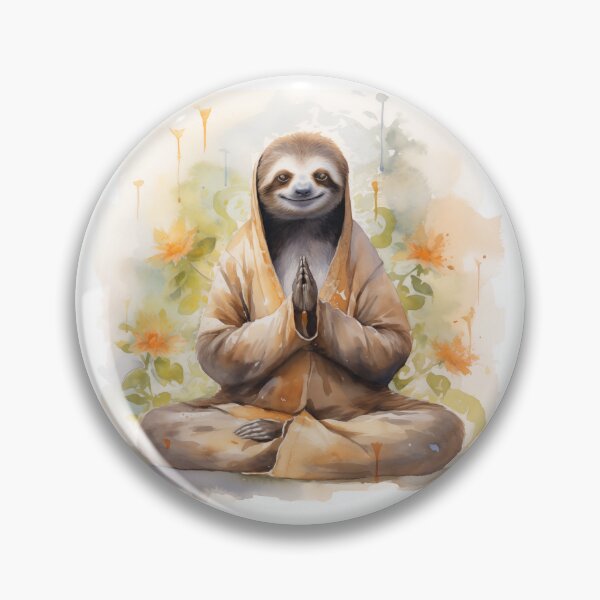 Artikelvorschau, Yoga-Faultier entworfen und verkauft von StefNomadLife.