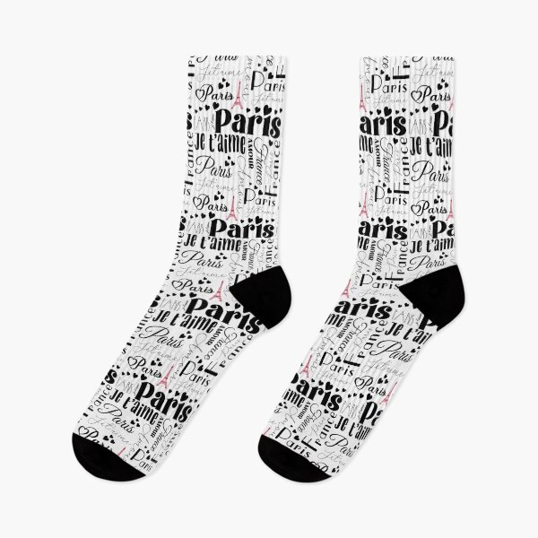 Item preview, Stylish Paris Love Affair Je Taime Typography Text Pattern designed and sold by ClaudiaFlores.