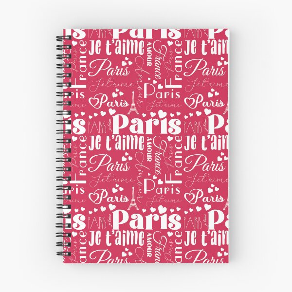 Item preview, Stylish Paris Love Affair Je Taime Typography Text Pattern designed and sold by ClaudiaFlores.