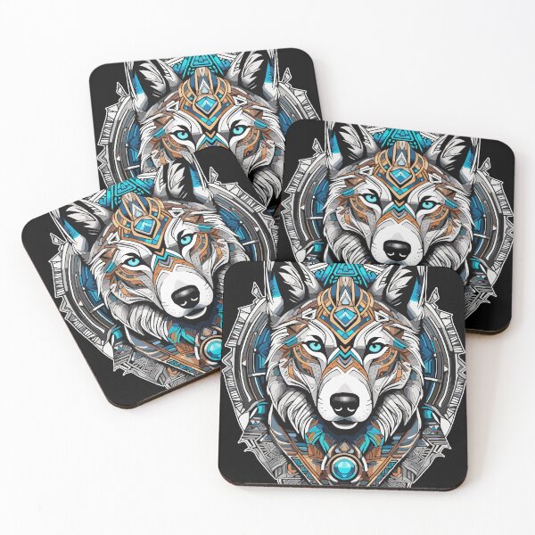 Item preview, Futuristic Wolf 001W designed and sold by manifestroots.