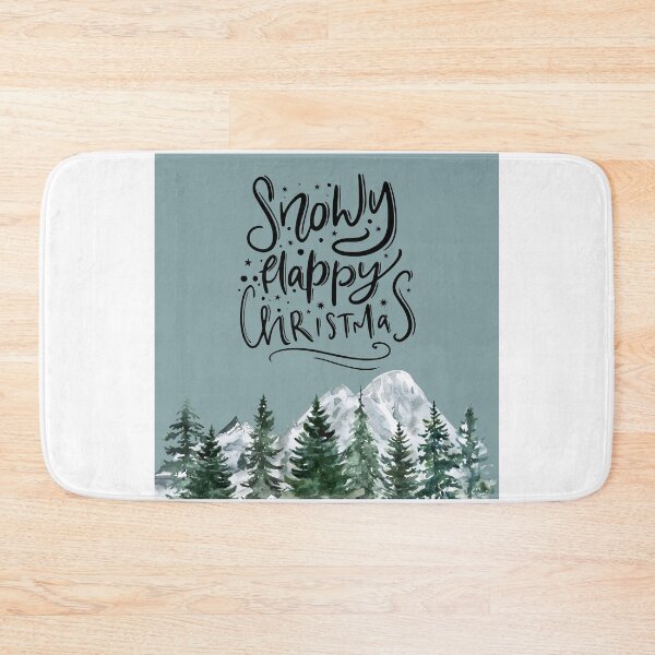 Item preview, Snowy Happy Christmas designed and sold by TidyKitchenInc.