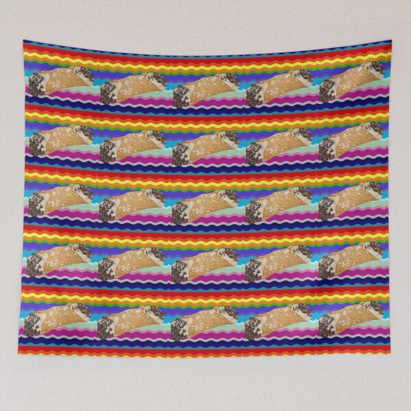 Item preview, Cannoli on Rainbow Waves designed and sold by HoorayDesigns.