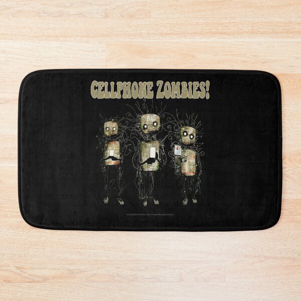 Item preview, Cell Phone Zombies With Square Heads -  For DARK Backgrounds designed and sold by The Imagination Source™.