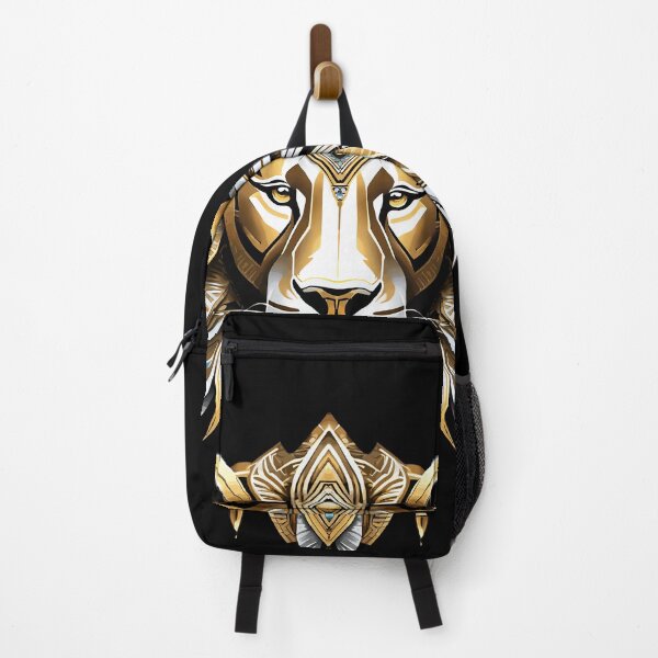 Item preview, White and Gold Lion 001 designed and sold by manifestroots.