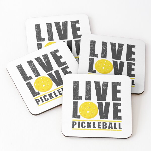 Item preview, Live Love Pickleball, Pickle Ball Player Funny Sports Game Lover Quote designed and sold by artworkathome.