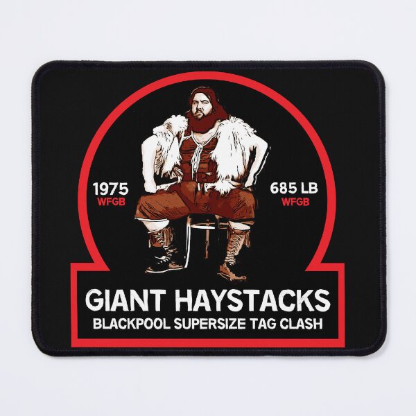 Item preview, Big Daddy Wrestling - Giant Haystacks - Vintage Wrestling - British Nostalgia - Pub designed and sold by happygiftideas.