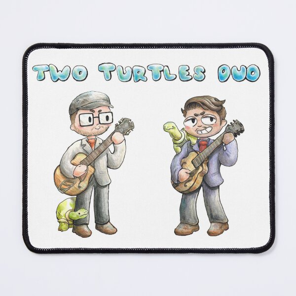 Item preview, Two Turtles Duo Logo with Characters designed and sold by twoturtlesduo.