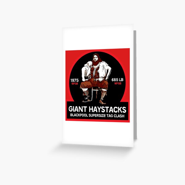 Item preview, British Wrestling Nostalgia | Giant Haystacks | 1970s And 1980s | Funny Gifts designed and sold by happygiftideas.