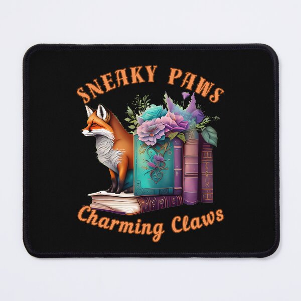 Item preview, Sneaky Paws, Charming Claws. fox portrait designed and sold by FoxVibes.