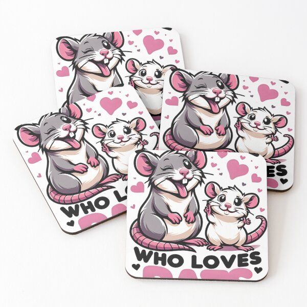 Item preview, Just a Girl Who Loves Rats - Whimsical Rats Love Design designed and sold by Studio-Mind.