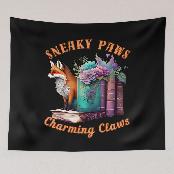 Item preview, Sneaky Paws, Charming Claws. fox portrait designed and sold by FoxVibes.