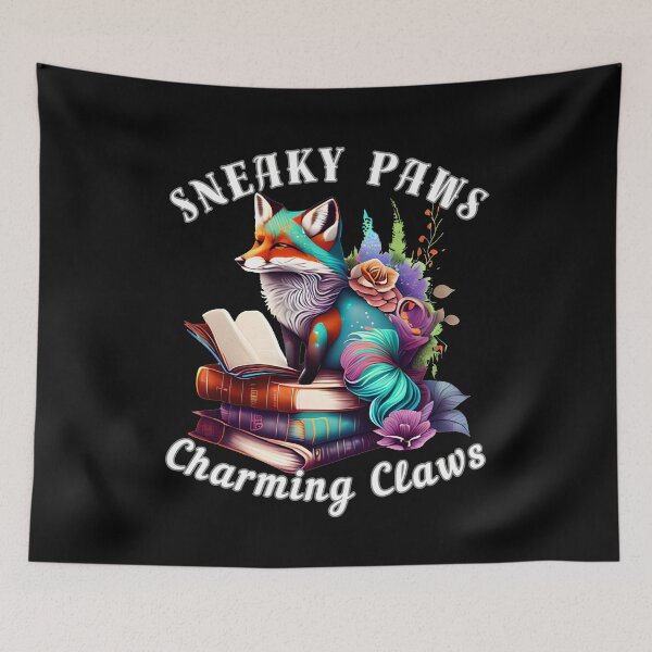 Item preview, Sneaky Paws, Charming Claws. fox quote designed and sold by FoxVibes.
