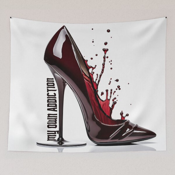 Item preview, Wine & Shoe Addict designed and sold by MyOwnAddiction.