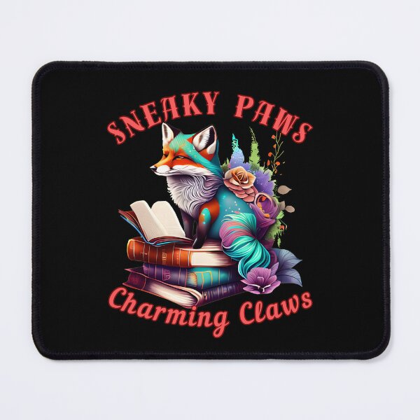 Item preview, Sneaky Paws, Charming Claws. retro fox designed and sold by FoxVibes.