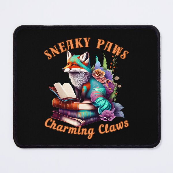 Item preview, Sneaky Paws, Charming Claws. fox watercolor designed and sold by FoxVibes.