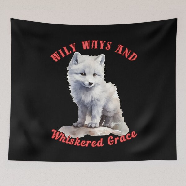 Item preview, Wily Ways And Whiskered Grace. fox head designed and sold by FoxVibes.