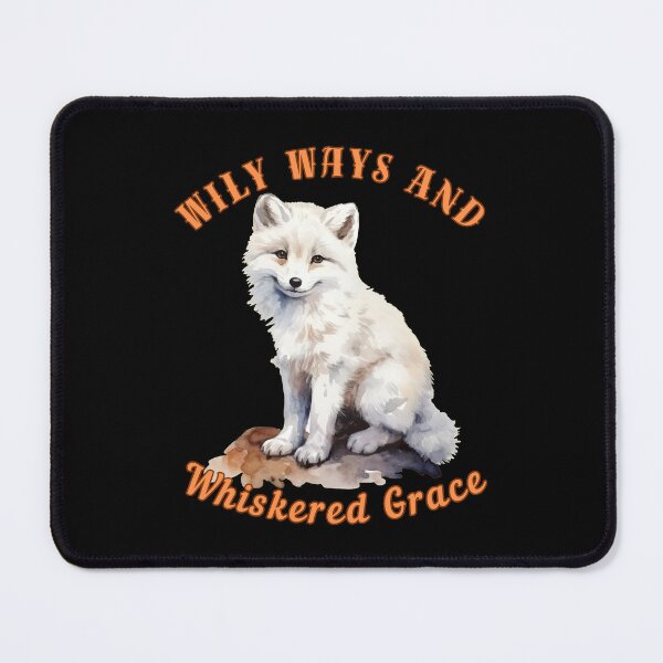 Item preview, Wily Ways And Whiskered Grace. fox watercolor designed and sold by FoxVibes.