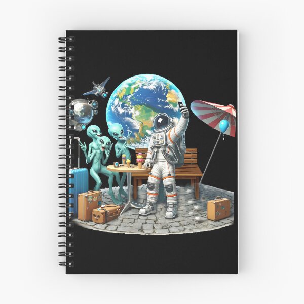 Item preview, Alien Encounter: Space Tourist Selfie designed and sold by jokesabroadco.