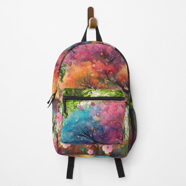 Item preview, Abstract vibrant Colorful Tree branches and leaves designed and sold by Modern-Tropical.