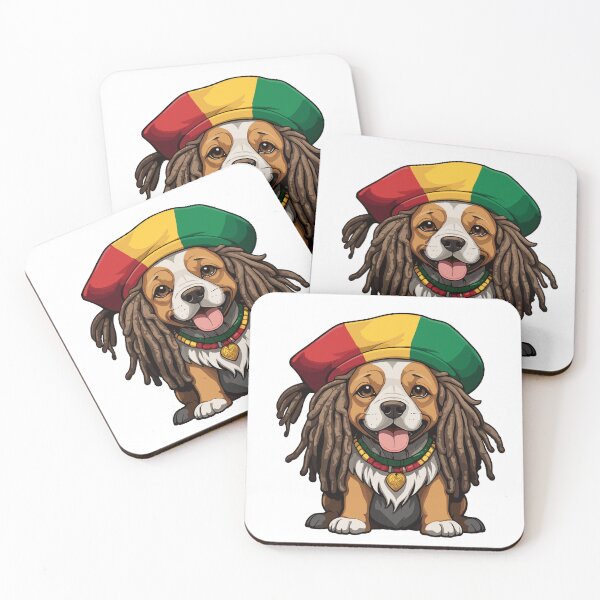 Item preview, Rasta Wisdom Pup designed and sold by reggaeartgifts.