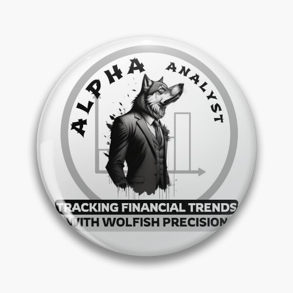 Item preview, Alpha Analyst: Tracking Financial Trends with Wolfish Precision designed and sold by Hungry-Murphy.