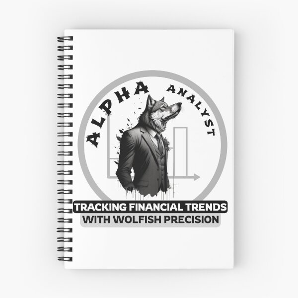 Item preview, Alpha Analyst: Tracking Financial Trends with Wolfish Precision designed and sold by Hungry-Murphy.