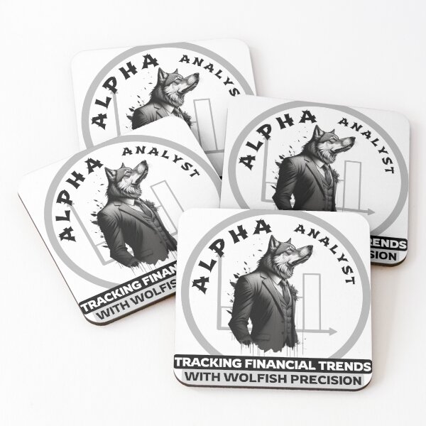 Item preview, Alpha Analyst: Tracking Financial Trends with Wolfish Precision designed and sold by Hungry-Murphy.