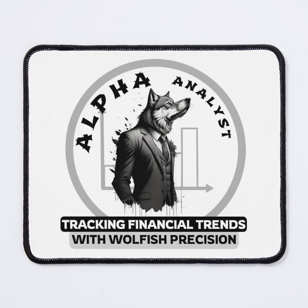 Item preview, Alpha Analyst: Tracking Financial Trends with Wolfish Precision designed and sold by Hungry-Murphy.