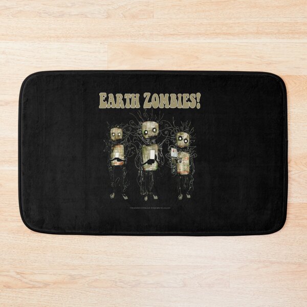 Item preview, Earth Zombies With Square Heads -  For DARK Backgrounds designed and sold by The Imagination Source™.