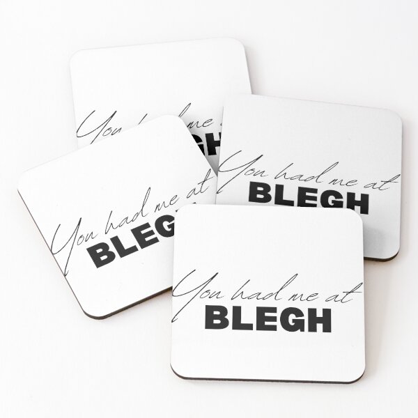 Item preview, You Had Me At Blegh designed and sold by StickerDemons.