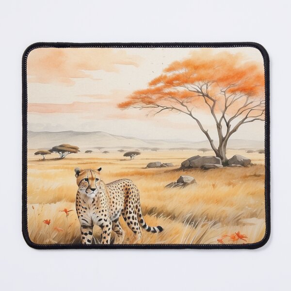 Item preview, 001 Cute Cheetah in a Serengeti Scene designed and sold by Alexis Art Collection.