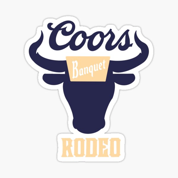 Coors Banquet Rodeo Stickers for Sale | Redbubble