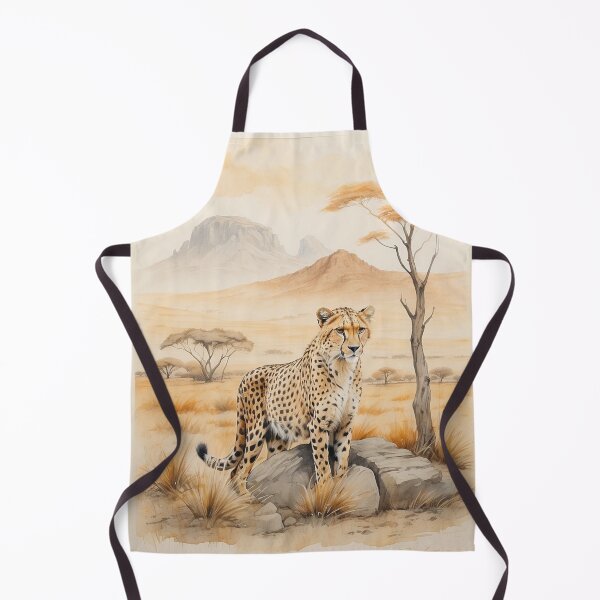 Item preview, 002 Cute Cheetah in a Serengeti Scene designed and sold by Alexis Art Collection.